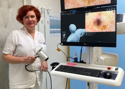 Nejmodernější digitální dermatoskop na Poliklinice AGEL Olomouc nepřehlédne žádné znaménko a na nebezpečí rakoviny upozorní včas