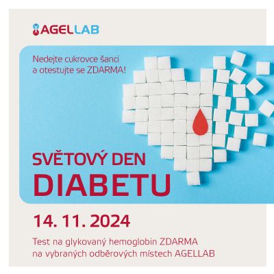 Světový den diabetu: test na glykovaný hemoglobin zdarma