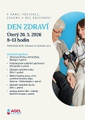 Pozvánka na Den zdraví 26.05.2026 od 8-13 Poliklinika AGEL Ostrava